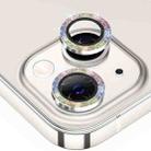 For iPhone 14 / 14 Plus ENKAY Glitter Rear Lens Aluminium Alloy Tempered Glass Film(Colorful) - 1