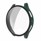 For Samsung Galaxy Watch5 40mm ENKAY Hat-Prince Full Coverage PC Frame + 9H Tempered Glass Case(Deep Green) - 1