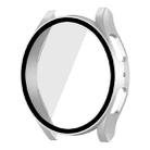 For Samsung Galaxy Watch5 40mm ENKAY Hat-Prince Full Coverage PC Frame + 9H Tempered Glass Case(Silver) - 1