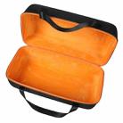 For JBL Partybox on-the-GO Bluetooth Speaker Carry Bag Storage Box Case(Black + Orange) - 1