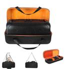 For JBL Partybox On-The-Go Shockproof Hard EVA Storage Bag Carrying Box with Microphone Bag(Black + Orange) - 1
