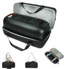 For JBL Partybox On-The-Go Shockproof Hard EVA Storage Bag Carrying Box with Microphone Bag(Black + Grey) - 1