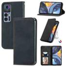 For TCL 30 5G / 30+ 5G Retro Skin Feel Magnetic Leather Phone Case(Black) - 1