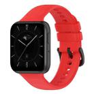 For OPPO Watch 3 Soft Silicone Watch Band(Red) - 1