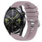 For Huawei Watch GT3 42mm 20mm Solid Color Soft Silicone Watch Band(Roland Purple) - 1