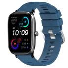 For Amazfit GTS 2 Mini 20mm Solid Color Soft Silicone Watch Band(Blue) - 1