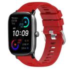 For Amazfit GTS 2 20mm Solid Color Soft Silicone Watch Band(Red) - 1