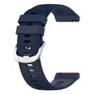 For Samsung Galaxy Watch 5 44mm 20mm Solid Color Soft Silicone Watch Band(Midnight Blue) - 2