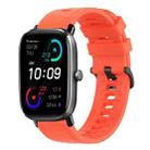For Amazfit GTS 2 20mm Solid Color Soft Silicone Watch Band(Red) - 1