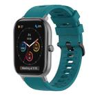 For Amazfit GTS 20mm Solid Color Soft Silicone Watch Band(Green) - 1