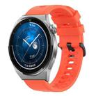 For Huawei Watch GT3 Pro 46mm 22MM Solid Color Soft Silicone Watch Band(Red) - 1