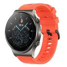 For Huawei GT2 Pro 22MM Solid Color Soft Silicone Watch Band(Red) - 1