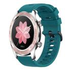 For Honor Watch Dream 22MM Solid Color Soft Silicone Watch Band(Green) - 1