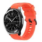 For Samsung Gear S3 Classic 22mm Solid Color Soft Silicone Watch Band(Red) - 1