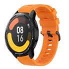 For Xiaomi MI Watch Color 2 22mm Solid Color Soft Silicone Watch Band(Orange) - 1