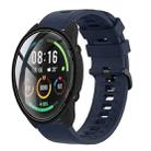 For Xiaomi MI Watch Color 22mm Solid Color Soft Silicone Watch Band(Midnight Blue) - 1