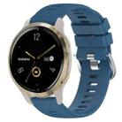 For Garmin Venu 2S 18mm Solid Color Silicone Watch Band(Blue) - 1