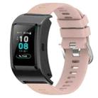 For Huawei Band B5 18mm Solid Color Silicone Watch Band(Pink) - 1