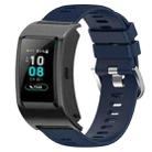 For Huawei Band B5 18mm Solid Color Silicone Watch Band(Midnight Blue) - 1