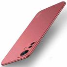 For Xiaomi 12T / 12T Pro / Redmi K50 Ultra MOFI Frosted PC Ultra-thin Hard Phone Case(Red) - 1