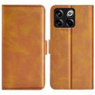 For OnePlus Ace Pro Dual-side Magnetic Buckle Leather Phone Case(Yellow) - 1