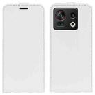 For ZTE Nubia Z40S Pro R64 Texture Single Vertical Flip Leather Phone Case(White) - 1