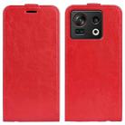 For ZTE Nubia Z40S Pro R64 Texture Single Vertical Flip Leather Phone Case(Red) - 1