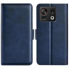 For ZTE nubia Z40S Pro Dual-side Magnetic Buckle Horizontal Flip Leather Phone Case(Dark Blue) - 1