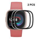 2 PCS For Fitbit Versa 4 / Sense 2 ENKAY 3D Full Coverage Soft PC Edge + PMMA HD Screen Protector Film - 1