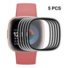 5 PCS For Fitbit Versa 4 / Sense 2 ENKAY 3D Full Coverage Soft PC Edge + PMMA HD Screen Protector Film - 1