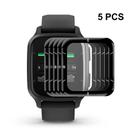 5 PCS For Garmin Venu SQ 2 ENKAY 3D Full Coverage Soft PC Edge + PMMA HD Screen Protector Film(Sport Version) - 1