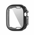 ENKAY Electroplated Soft TPU Case with Screen Film For Apple Watch Ultra 49mm(Black) - 1