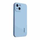 For iPhone 14 ENKAY Liquid Silicone Shockproof Phone Case (Blue) - 1