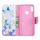 Colored Drawing Pattern Horizontal Flip Leather Case for Huawei Y6 & Y6 Pro 2019, with Holder & Card Slots & Wallet(Butterfly Love) - 1