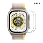 For Apple Watch Ultra 49mm 2pcs ENKAY 0.2mm 9H Tempered Glass Watch Film - 1