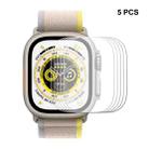 For Apple Watch Ultra 49mm 5pcs ENKAY 0.2mm 9H Tempered Glass Watch Film - 1