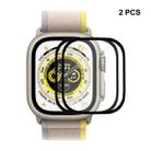 For Apple Watch Ultra 49mm 2pcs ENKAY 9H Full Cover Tempered Glass Watch Film - 1