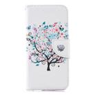 Colored Drawing Pattern Horizontal Flip Leather Case for Huawei Honor 8A, with Holder & Card Slots & Wallet(Tree) - 1