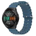 For Huawei Watch GT 2E 22mm Ocean Style Silicone Solid Color Watch Band(Rock Gray) - 1