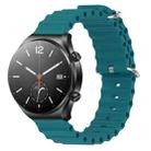 For Xiaomi MI Watch S1 22mm Ocean Style Silicone Solid Color Watch Band(Green) - 1