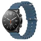 For Xiaomi MI Watch S1 22mm Ocean Style Silicone Solid Color Watch Band(Rock Gray) - 1