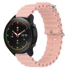For Xiaomi MI Watch S1 Pro 22mm Ocean Style Silicone Solid Color Watch Band(Pink) - 1