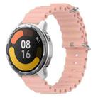 For Xiaomi MI Watch Color 2 22mm Ocean Style Silicone Solid Color Watch Band(Pink) - 1