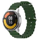 For Xiaomi MI Watch Color 2 22mm Ocean Style Silicone Solid Color Watch Band(Army Green) - 1