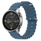 For Xiaomi MI Watch Color 22mm Ocean Style Silicone Solid Color Watch Band(Rock Gray) - 1