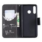 Colored Drawing Pattern Horizontal Flip Leather Case for Huawei P30 Lite,with Holder & Card Slots & Wallet(Smirk) - 1