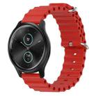 For Garmin Garminmove Style 20mm Ocean Style Silicone Solid Color Watch Band(Red) - 1