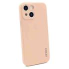 For iPhone 14 Plus ENKAY Liquid Silicone Shockproof Soft Phone Case(Pink) - 1