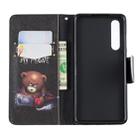 Colored Drawing Pattern Horizontal Flip Leather Case for Huawei P30,with Holder & Card Slots & Wallet(Bear) - 1