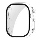 For Apple Watch Ultra 49mm ENKAY PC Frame 9H Tempered Glass Case(Transparent) - 1